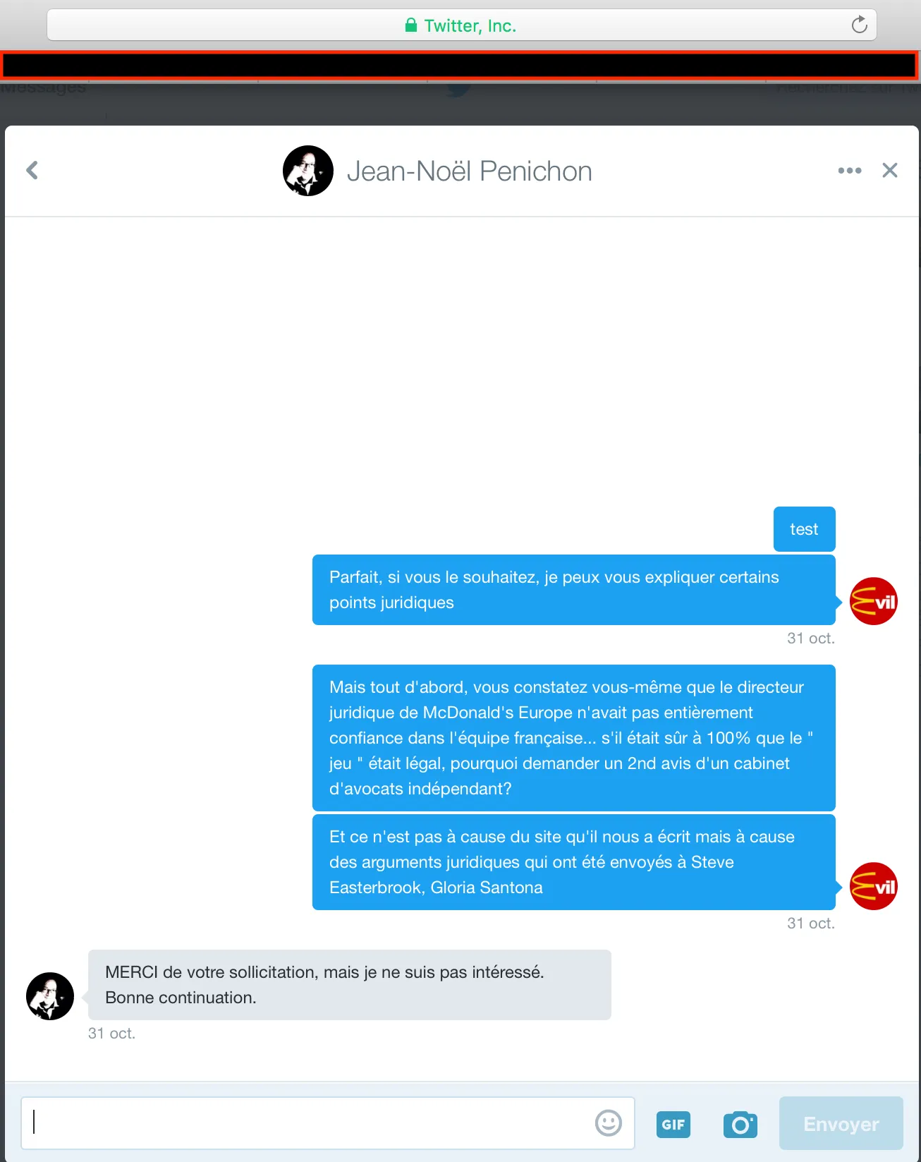 Penichon 的私信回复——对了解更多情况不感兴趣