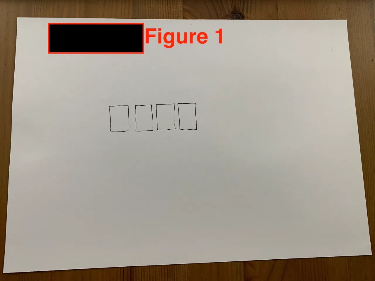 图 1——代表游戏印花的四个长方形